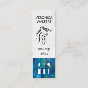 Makeup Artist Damen Beauty Makeup Mini Visitenkarte