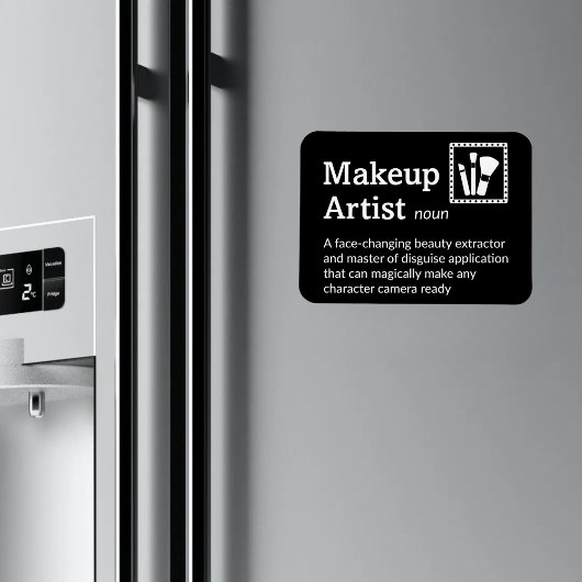 Makeup Artist Definition - Crew 3" x 4" Flex Magnet