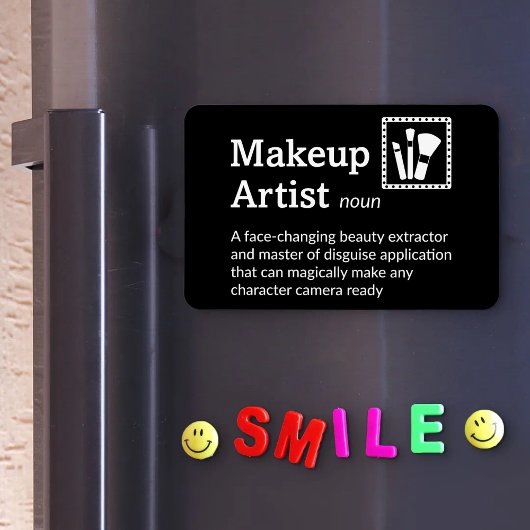 Makeup Artist Definition - Crew 4" x 6" Flex Magnet