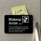 Makeup Artist Definition - Crew 4" x 6" Flex Magnet