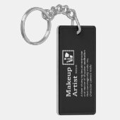 Makeup Artist Definition - Funny MUA Schlüsselanhänger (Vorderseite links)