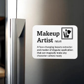 Makeup Artist Definition - Set Life 3" x 4" Flex Magnet