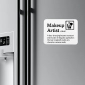 Makeup Artist Definition - Set Life 3" x 4" Flex Magnet