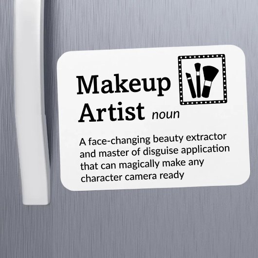 Makeup Artist Definition - Set Life 3" x 4" Flex Magnet