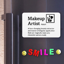 Makeup Artist Definition - Set Life 4" x 6" Flex Magnet