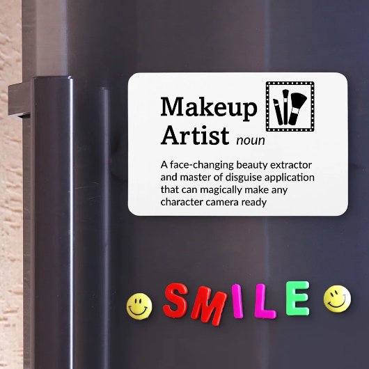 Makeup Artist Definition - Set Life 4" x 6" Flex Magnet