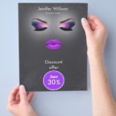 Makeup Artist Discount Offer Flyer (Hand)