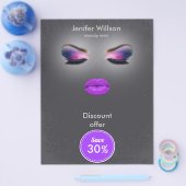 Makeup Artist Discount Offer Flyer (Einzeln)
