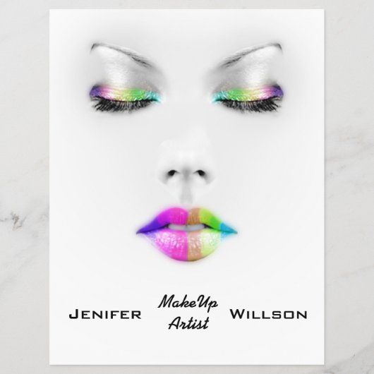 Makeup Artist Discount Offer Flyer (Vorne)