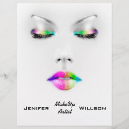 Makeup Artist Discount Offer Flyer
