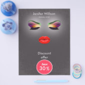 Makeup Artist Discount Offer Flyer (Einzeln)