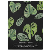 Makeup Artist Dschungelgrün Klemmbrett (Rückseite)