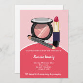 Makeup Artist Einladung (Vorne/Hinten)