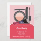 Makeup Artist Einladung (Vorne/Hinten)