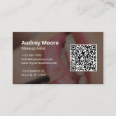Makeup Artist Elegant Minimalistisch Visitenkarte (Vorderseite)
