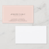 Makeup Artist Elegante Moderne Kunst, Dichtung und Visitenkarte (Vorne/Hinten)