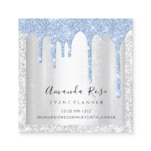 Makeup Artist Event Planner Silver Grau Tropfen Bl