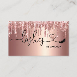 Makeup Artist Eyebrow Eyes Lashes Herz Visitenkarte