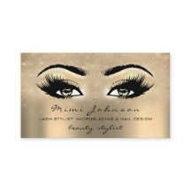 Makeup Artist Eyebrow Lash Gold Spark