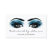 Makeup Artist Eyebrow Lashes Blue Marine