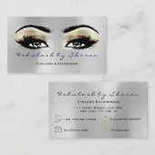 Makeup Artist Eyebrow Lashes Erweiterung Brawn Gol Visitenkarte (Vorne/Hinten)