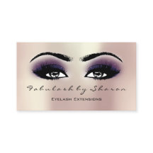 Makeup Artist Eyebrow Lashes Pink Violet