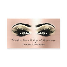 Makeup Artist Eyebrow Lashes Rose Gold