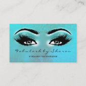 Makeup Artist Eyebrow Lashes Visitenkarte (Vorderseite)