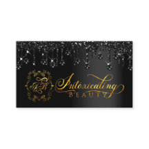 Makeup Artist Eyelash Black Tropfens Logo Diamond 