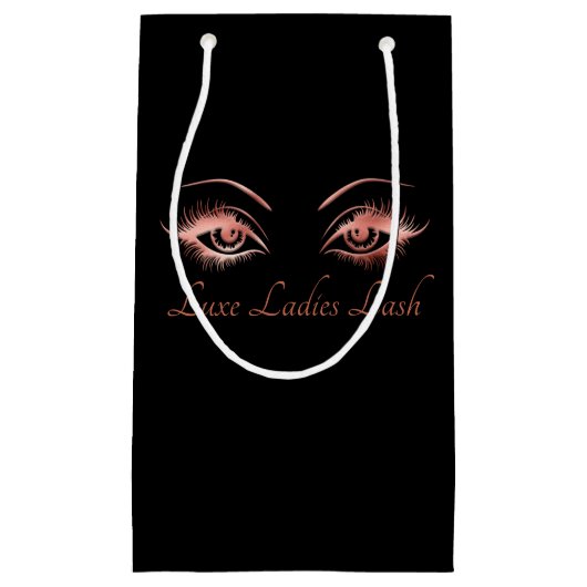 Makeup Artist Eyelash Brows Lashes Beauty Business Kleine Geschenktüte (Vorderseite)