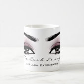 Makeup Artist Eyelash Extension Eggplant Eye Kaffeetasse (Mittel)