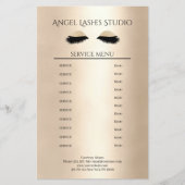 Makeup Artist Eyelash Extensions beidseitig Flyer (Vorne)