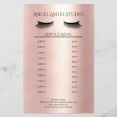 Makeup Artist Eyelash Extensions, Flyer (Vorne)