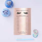 Makeup Artist Eyelash Extensions, Flyer (Einzeln)