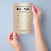 Makeup Artist Eyelash Extensions, Flyer (Handgriff)