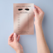 Makeup Artist Eyelash Extensions Flyer (Handgriff)