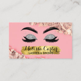 Makeup Artist Eyelash Extensions Lashes Brows Visitenkarte