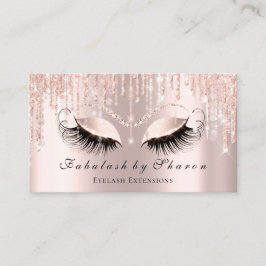 Makeup Artist Eyelash Funkelnd Eyes Glitzer VIP Visitenkarte