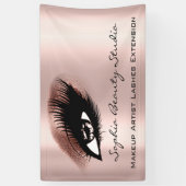 Makeup Artist Eyelashes Rose Banner (Vertikal)