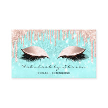 Makeup Artist Eyes Lashes Glitzer Tropfen Rose Blu