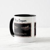 Makeup Artist Eyes Lashes Glitzer Tropfen Spark Be Tasse (Vorderseite Links)