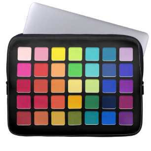 Makeup Artist Eyeshadow Pallete Rainbow Grid Laptopschutzhülle