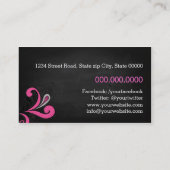 Makeup Artist / Face Paint & Fantasy Makeup Visitenkarte (Rückseite)