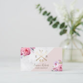 Makeup Artist Fair Stylist Visitenkarte (Stehend Vorderseite)