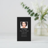 Makeup Artist Fairstylist Business Cards Visitenkarte (Stehend Vorderseite)