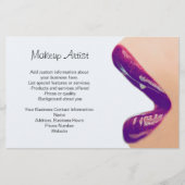 Makeup Artist Flyer (Vorne)