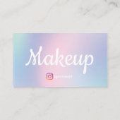 Makeup Artist Freelance Visitenkarte (Rückseite)