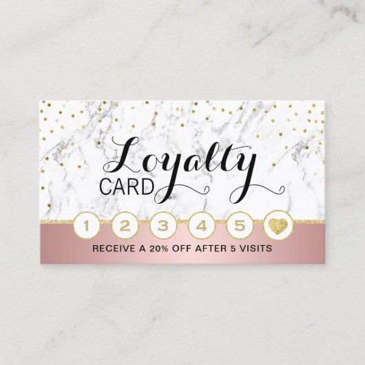 Makeup Artist Friseur Salon Rose Marbella Treuekarte (Vorderseite)