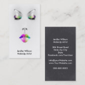 Makeup Artist Geschäft Card Visitenkarte (Vorne/Hinten)