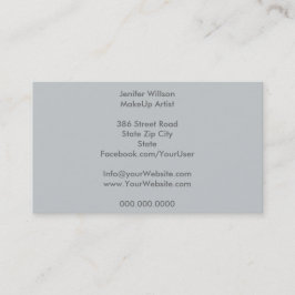 Makeup Artist Geschäft Card Visitenkarte